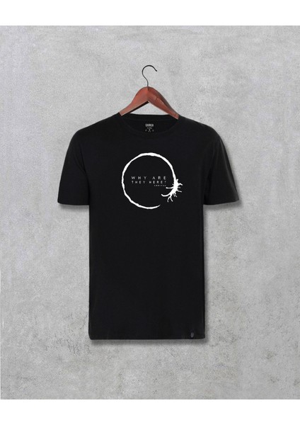 Arrival Why Are They Here Özel Tasarım Baskılı Unisex Tişört