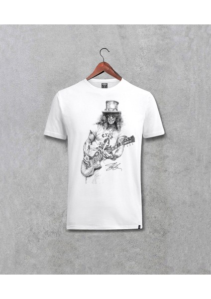 Guns N Roses Slash Baskılı Tasarım Tişört