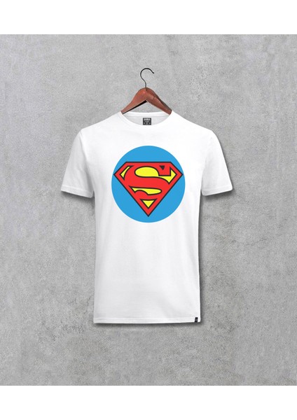 Superman Süpermen Baskılı Özel Tasarım Unisex Tişört