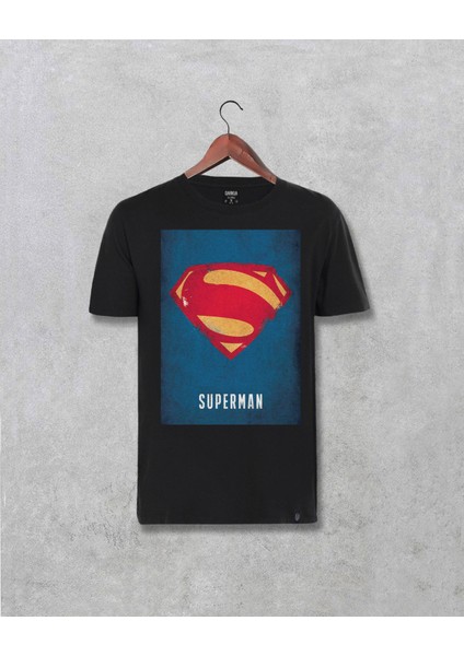 Superman Süpermen Tasarım Baskılı Unisex Tişört