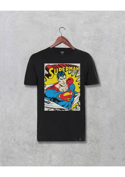 Superman Süpermen Baskılı Özel Tasarım Unisex Tişört