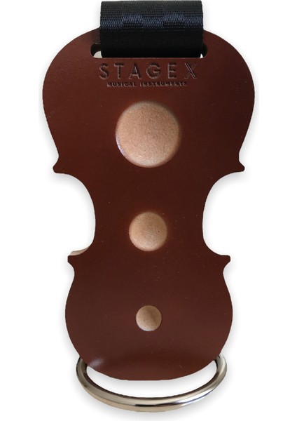 Çello Pik Stopper (Kahverengi) - Pik Sabitleyici Cello Endpin Stoper Pin Stop