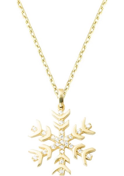 14 Ayar Altın Kartanesi Kolye