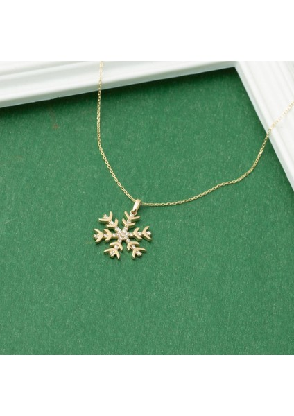 14 Ayar Altın Kartanesi Kolye modelleri