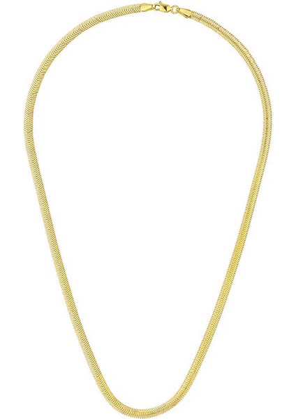 50 Cm. 14 Ayar Altın Balık Sırtı Zincir