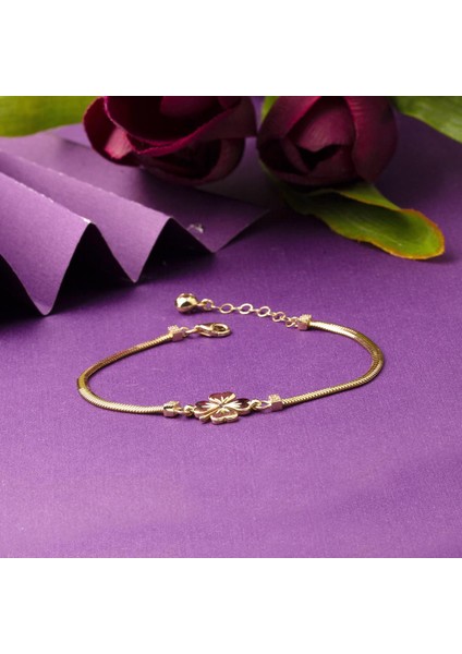 14 Ayar Altın Yonca Bileklik fırsatları