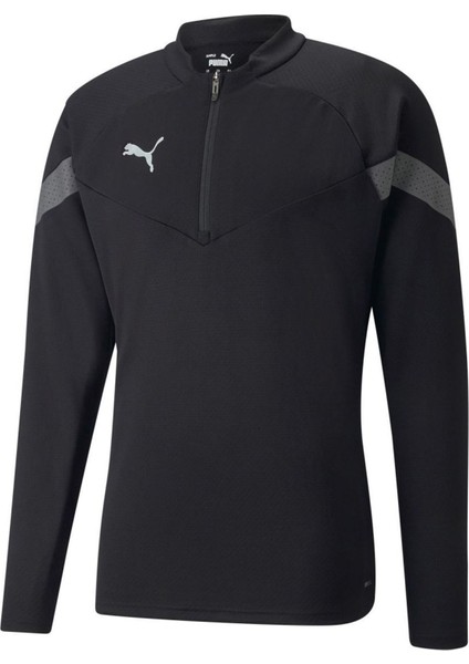 Teamfinal Training 1/4 Zip Top Erkek Futbol Antrenman Ceketi 65737503 Siyah