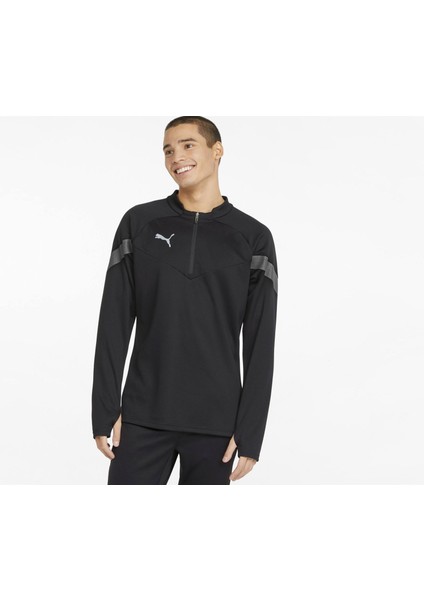 Teamfinal Training 1/4 Zip Top Erkek Futbol Antrenman Ceketi 65737503 Siyah modelleri