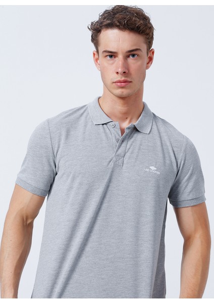 Pike Gri Melanj Erkek Polo T-Shirt 222 Lcm 242077 Bıg