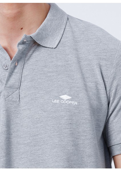 Pike Gri Melanj Erkek Polo T-Shirt 222 Lcm 242077 Bıg