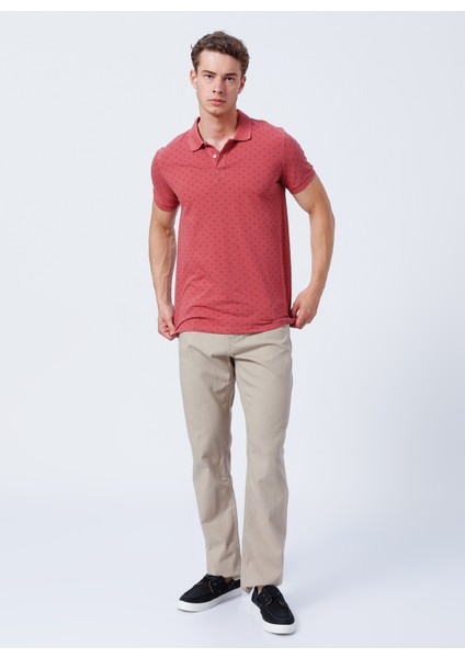 Desenli Gül Kurusu Erkek Polo T-Shirt 222 Lcm 242060 Polıte fiyatları