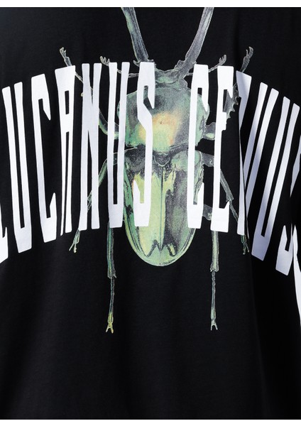 Oversize Siyah Erkek T-Shirt - 22022638_ONSGARTH Ovz Beetle Ss Tee indirimleri