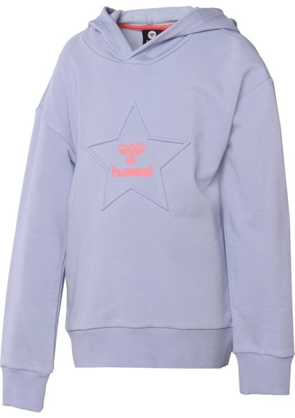 Kapüşon Yaka Baskili Mor Kadin Eşofman Üstü 921545-1049 Hmlstarry Hoodie