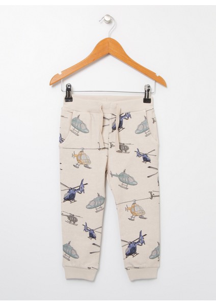 Lastikli Paça Krem Bebek Eşofman Altı Nmmkrıstıan Sweat Pant Unb