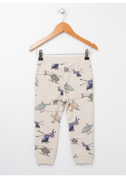 Lastikli Paça Krem Bebek Eşofman Altı Nmmkrıstıan Sweat Pant Unb