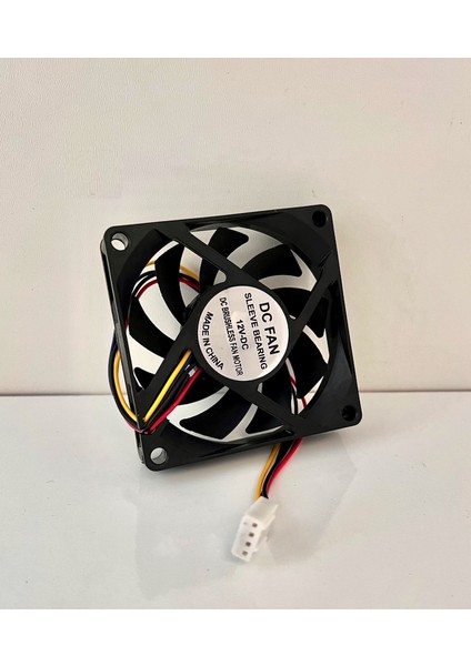 7 cm 4 Pin Fan 70X70X15 Fan 7cm 12 Volt 4pinli Fan 70X70X15MM Amd Işlemci Fanı indirimleri