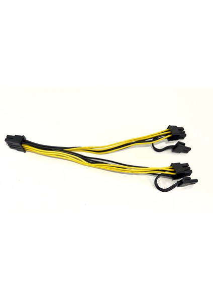 Pcı-E 8 Pin Erkek - Çift 8 Pin (6+2) Erkek Modüler Güç Kaynağı Kablosu Ekran Kartı Için 8pin Y