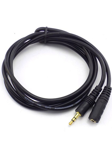 3 Metre 3.5mm Stereo Uzatma Kablosu Aux Extansion Dişi Erkek 3.5mm Ses Kablosu 3m