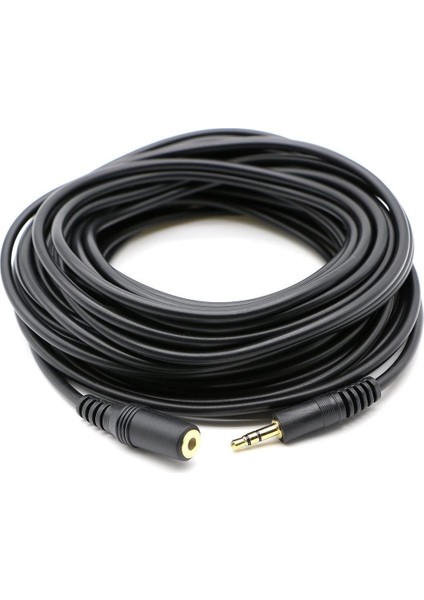 10 Metre 3.5mm Stereo Uzatma Kablosu Aux Extansion Dişi Erkek 3.5mm Ses Kablosu 10M