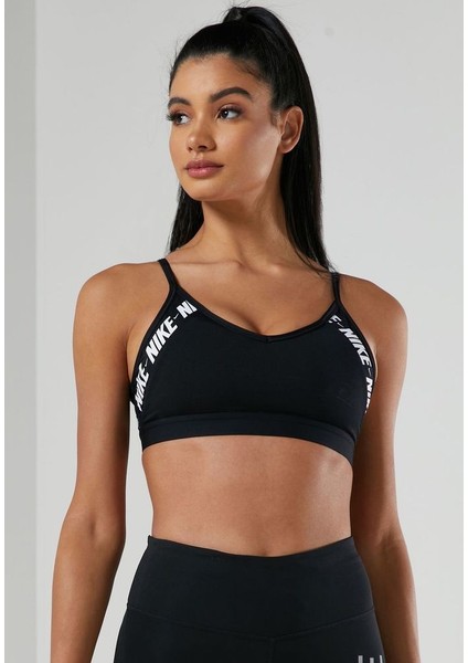 Kadın Indy Logo Destek Spor Sütyeni Dri-Fit DB4639-010