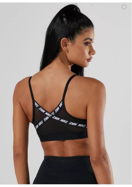 Kadın Indy Logo Destek Spor Sütyeni Dri-Fit DB4639-010