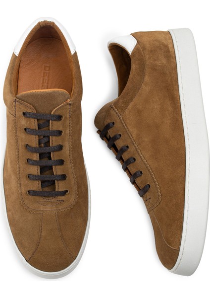 Süet Hardal Sneaker Erkek Ayakkabı