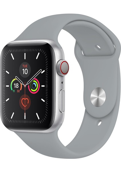 Apple Watch Series 7 (45MM) Se-6-5-4 (44MM) 3-2-1 (42MM) Silikon Kordon Kayış