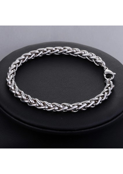 ZSJ37262 Örgü Zincir 316L Çelik Erkek Bileklik fırsatları
