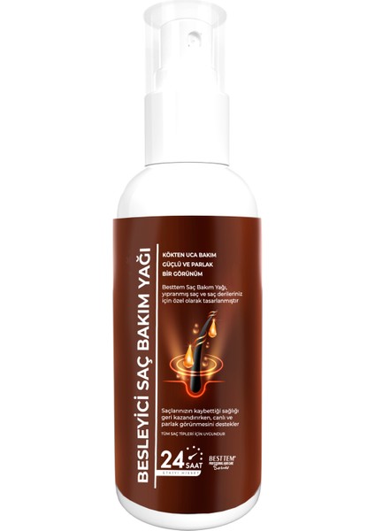Besleyici Saç Bakım Yağı 125 ml
