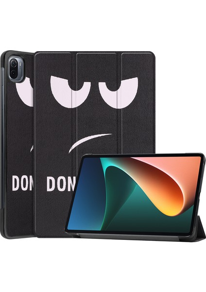 Xiaomi Pad 5 / Xiao Mi Pad 5 Pro Için Taşınabilir Pu Deri Tablet Kılıfı - Siyah (Yurt Dışından)
