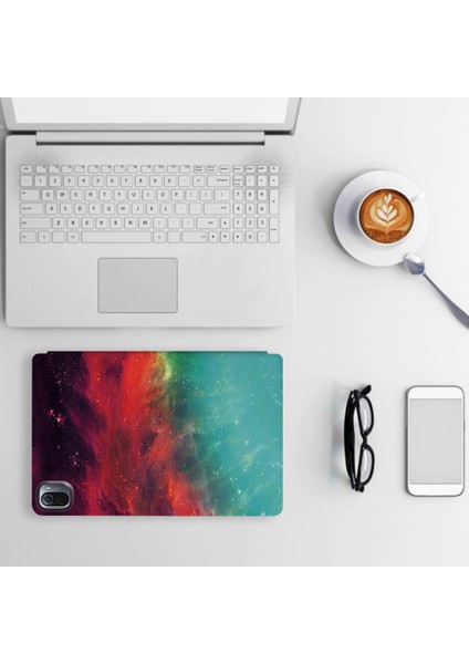 Xiaomi Pad 5 / Xiao Mi Pad 5 Pro Için Taşınabilir Desen Baskılı Pu Deri Tablet Kılıfı - Çok Renkli (Yurt Dışından)