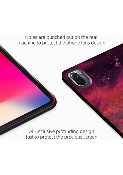 Xiaomi Pad 5 / Xiao Mi Pad 5 Pro Için Taşınabilir Desen Baskılı Pu Deri Tablet Kılıfı - Çok Renkli (Yurt Dışından)
