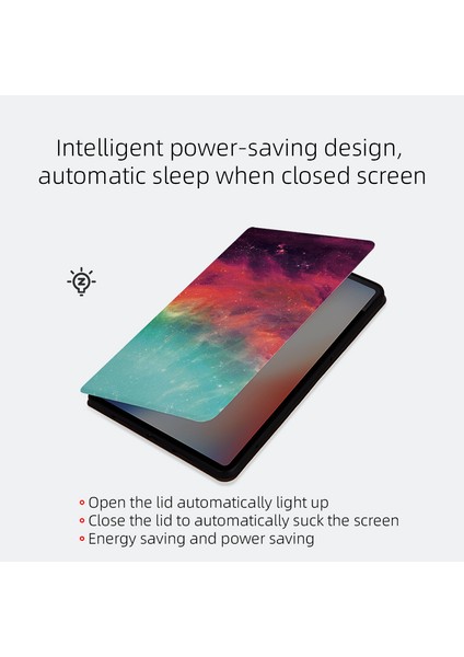 Xiaomi Pad 5 / Xiao Mi Pad 5 Pro Için Taşınabilir Desen Baskılı Pu Deri Tablet Kılıfı - Çok Renkli (Yurt Dışından)