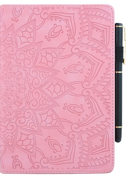 Xiaomi Pad 5 / Xiao Mi Pad 5 Pro Için Taşınabilir Kart Yuvalı Deri Tablet Kılıfı - Pembe (Yurt Dışından) fırsatları