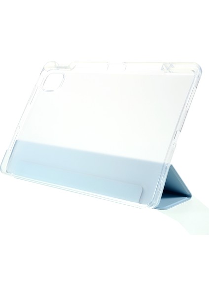 Xiaomi Pad 5 / Xiao Mi Pad 5 Pro Için Taşınabilir Pc + Tpu Deri Tablet Kılıfı - Mavi (Yurt Dışından)