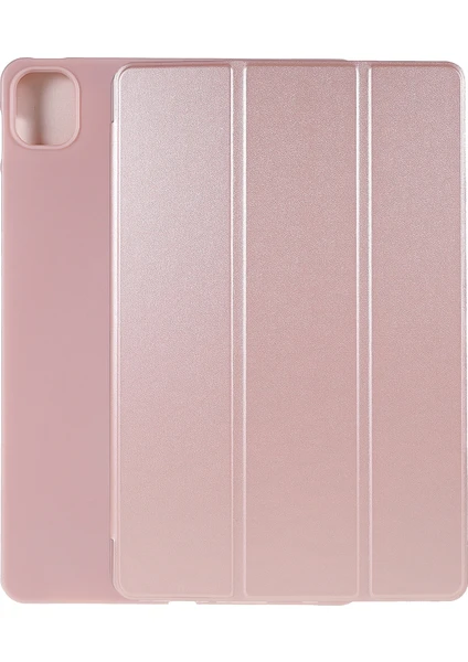 Xfashion Xiaomi Pad 5 / Xiao Mi Pad 5 Pro Için Taşınabilir Pc + Tpu Deri Tablet Kılıfı - Rose Gold (Yurt Dışından)