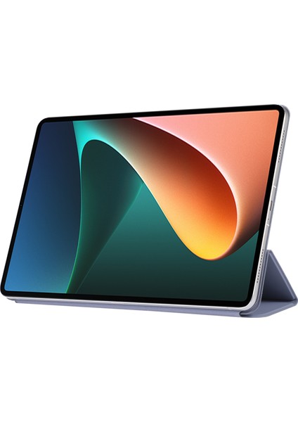 Xiaomi Pad 5 / Xiao Mi Pad 5 Pro Için Taşınabilir Pc+ Tpu Ince Deri Tablet Kılıfı - Koyu Kırmızı (Yurt Dışından)