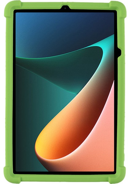 Xiaomi Pad 5 / Xiao Mi Pad 5 Pro Için Taşınabilir Pc Dört Köşe Silikon Tablet Kılıfı - Yeşil (Yurt Dışından) indirimleri