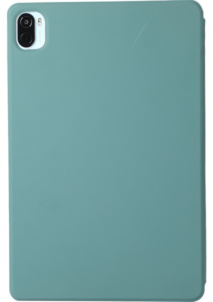 Xiaomi Pad 5 / Xiao Mi Pad 5 Pro Için Taşınabilir Pc+ Tpu Ince Deri Tablet Kılıfı - Yeşil (Yurt Dışından)