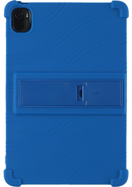 Xiaomi Pad 5 / Xiao Mi Pad 5 Pro Için Taşınabilir Pc Dört Köşe Silikon Tablet Kılıfı - Koyu Mavi (Yurt Dışından) modelleri