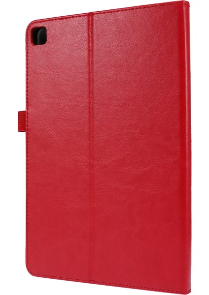 Için Iki Katlı Tam Deri Tablet Kılıfı - Kırmızı (Yurt Dışından) modelleri