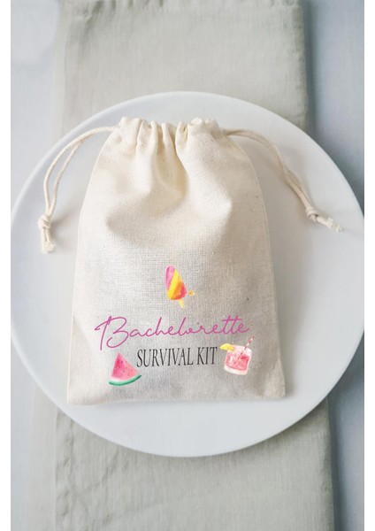 Bachelorette Party Survival Kit Hangover Kit Kesesi - 10 Adet