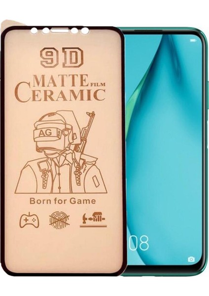Huawei P40 Lite Ekran Koruyucu 9d Mat Seramik Nano Tam Kaplayan