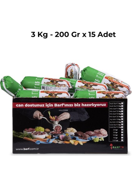 Kedi Barf 3 kg Kedi Maması