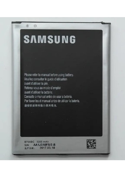 Samsung Mega I9200 Batarya B700BC 3200 Mah