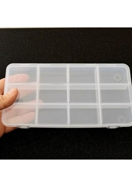 12 Gözlü Hobi Boncuk Takı Kutusu Organizer Kutu