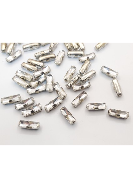 5X15 (1.5 Cm) Kasalı Dikme Cam Taş Baget Model Beyaz 10 Adet fiyatları