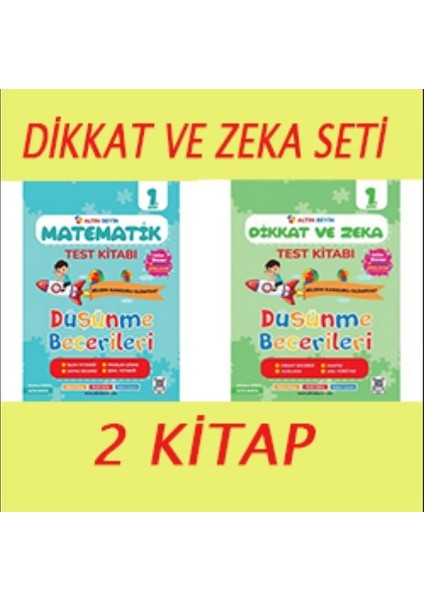 Altın Nokta Yayınevi Bilsem Dikkat ve Zeka Seti 2 Kitap