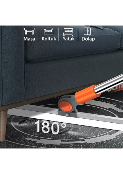 Sihirli Silikon Çekpas Oynar Başlıklı Çekçek Mop fırsatları