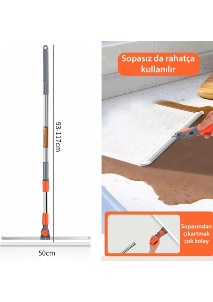 Sihirli Silikon Çekpas Oynar Başlıklı Çekçek Mop indirimleri